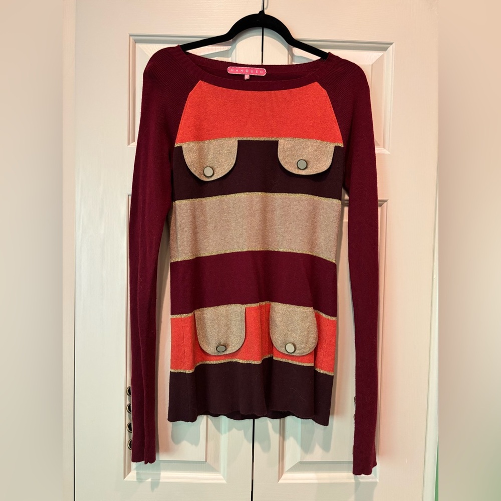 Stylish Striped Long Sleeve Dress
